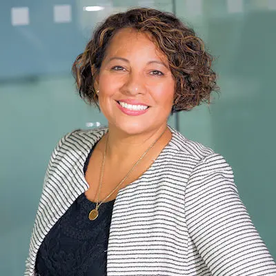 Smiling woman in portrait