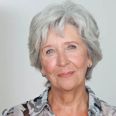 Senior lady in portrait